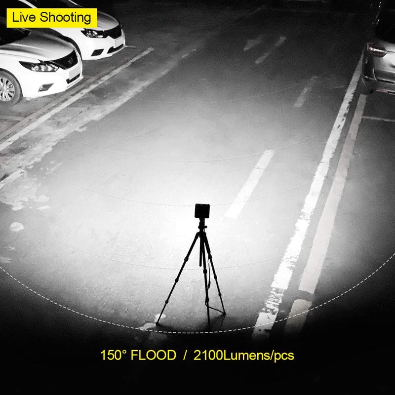 Exzeit Waterproof Led Boat Lights, 2 pc 60W Waterproof Test Deck/Dock Marine Lights 4200LMS 150Â°Flood Light, 4.3inches, 12/24 V Led Light Bar - Image 2
